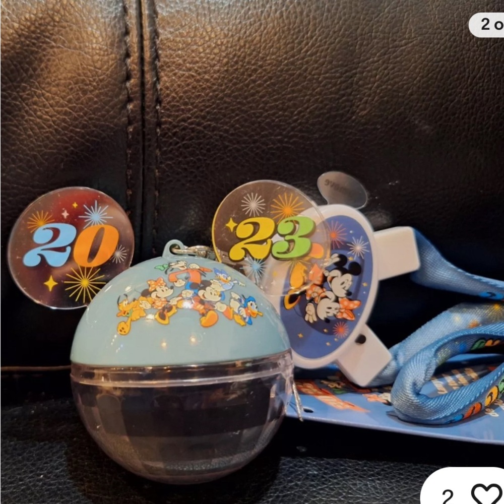 FREE Disneyland 2023 Light Up Flashing Glow Lanyard Mickey Ears Disney